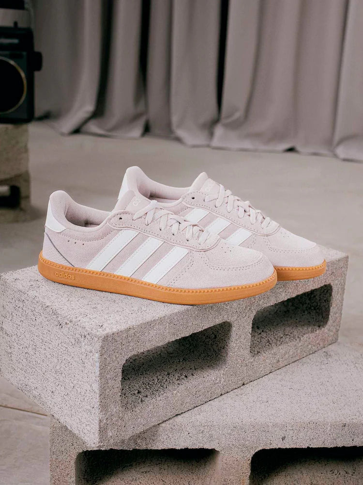 adidas Pink / White Breaknet Sleek Trainers