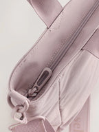 self. Grey Nylon Lunch Bag