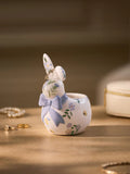 Next Uk Multicolour Floral Ceramic Bunny Ring Holder