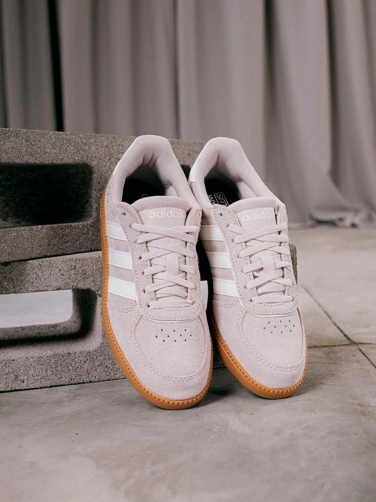 adidas Pink / White Breaknet Sleek Trainers