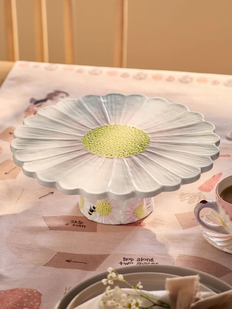Next Uk White Flower Wildlife Cake Stand