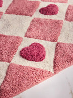 Next Uk Pink Heart Bath Mat (50x80cm)