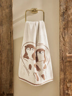 Next Uk Natural Otter Heart Towel