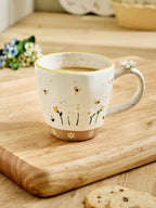 Next Uk Natural Maisie Floral Print Mug