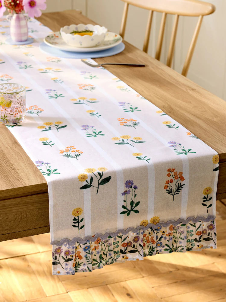Next Uk Multi Maisie Floral Print Table Runner