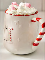 Next Uk Natural Christmas Penguin Mug