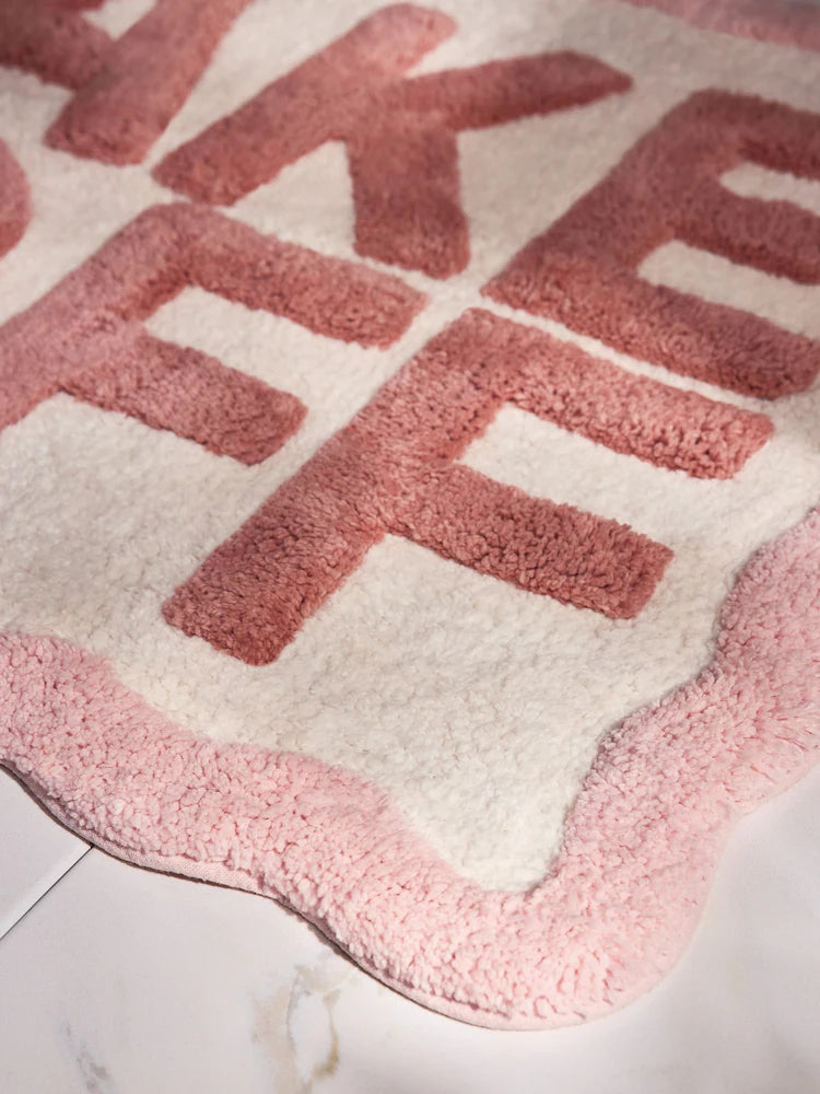 Pink Shake It Off Bath Mat (80x50cm)