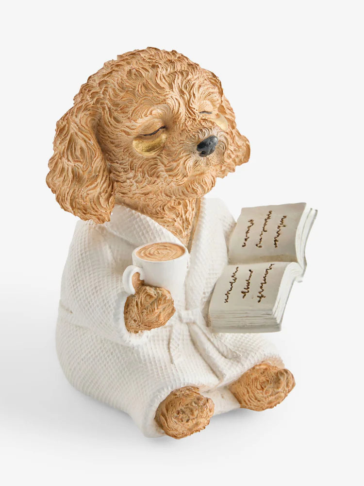 Next Uk Natural Charlie The Cockapoo Single Bathroom Ornament