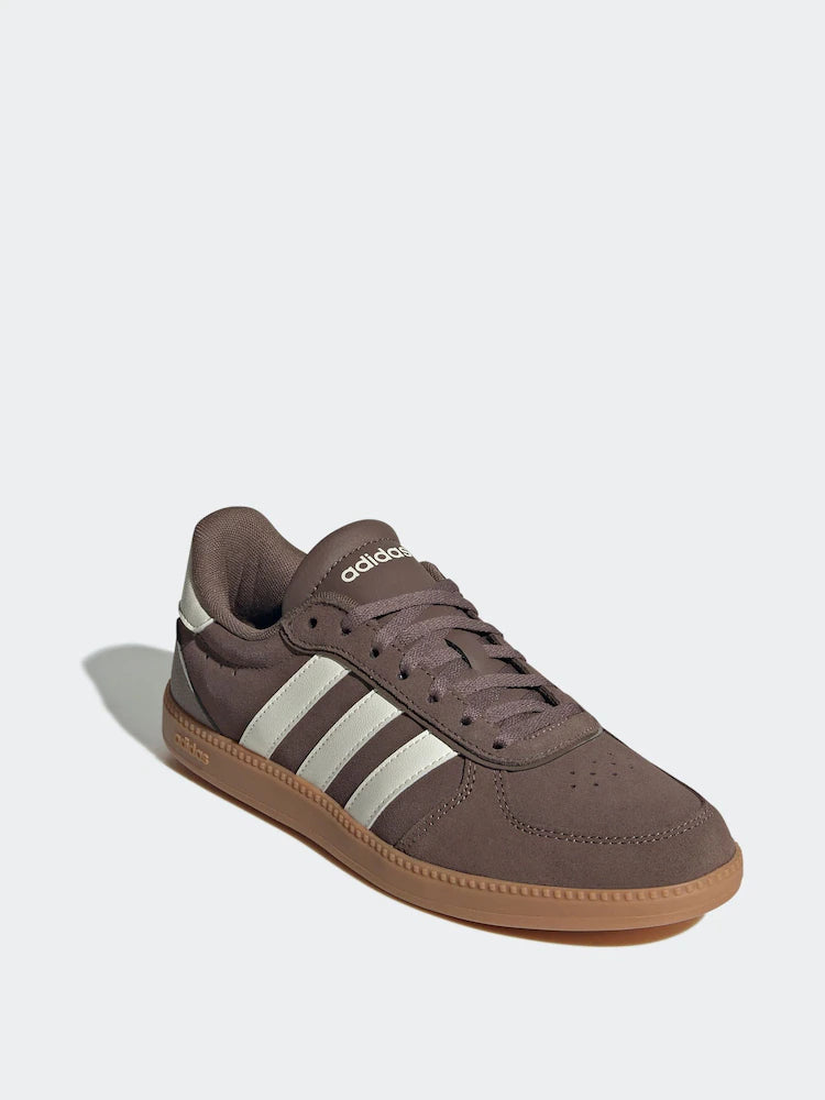 adidas Brown/White Breaknet Sleek Trainers