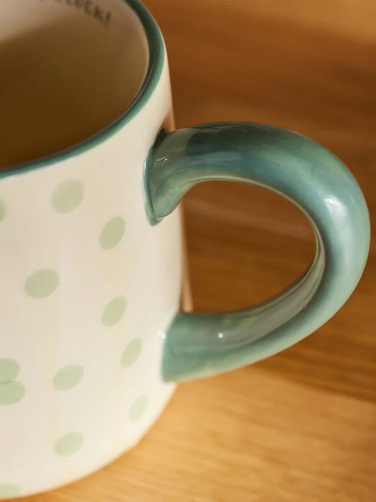 Next Uk Sage Green Chicken Mug