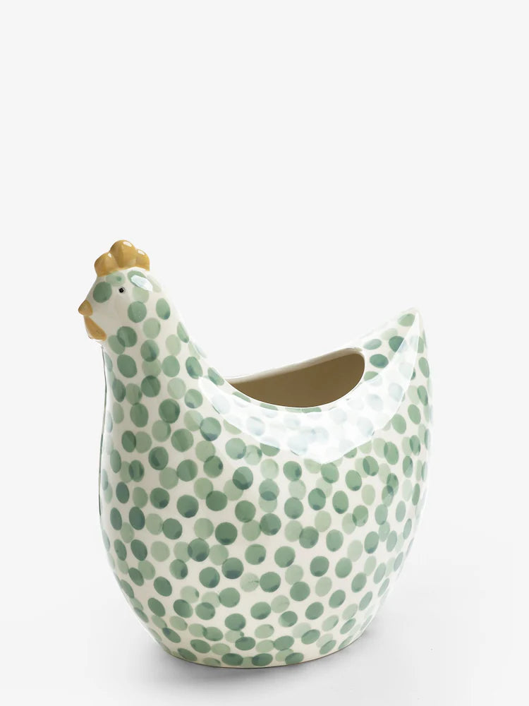 Next Sage Green Chicken Utensil Pot