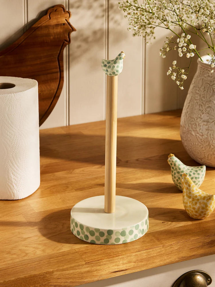 Next Uk Sage Green Chicken Kitchen Roll Holder
