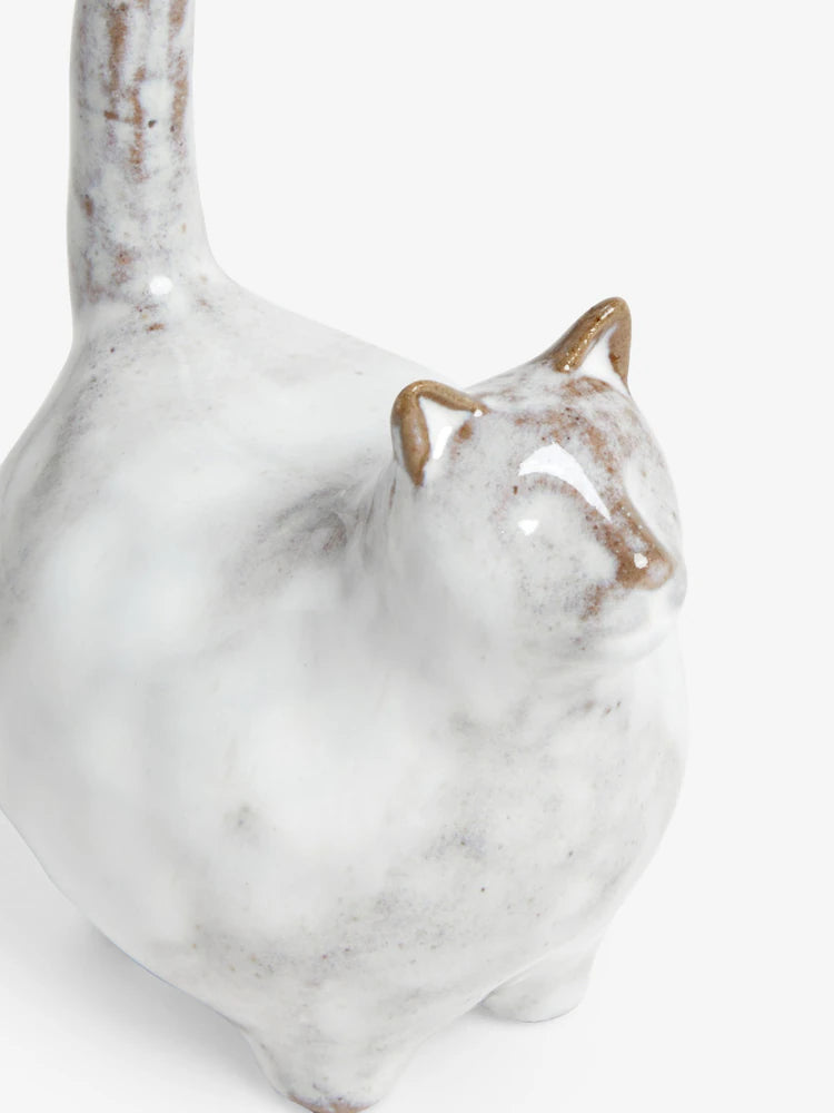 Next Uk Grey Chester The Cat Ring Holder