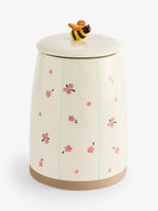 Next Uk Natural Floral Ceramic Biscuit Jar