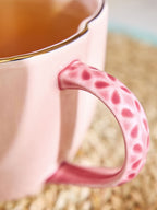 Pink Artist Floral Butterfly Mug