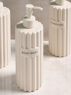 Next Uk Natural Rib Reusable Dispenser Bottles Pack of 3 N41-116