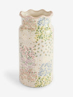 Next Uk Pastel Patchwork Spring Floral Ceramic Vase