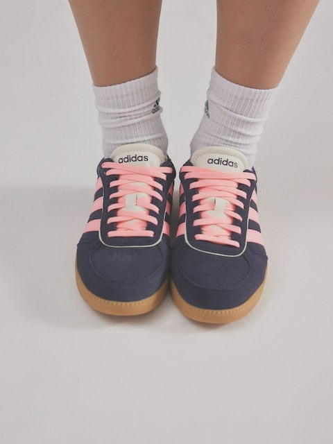 Adidas Navy/Pink Breaknet Sleek Trainers