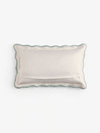 Natural Christmas Gingerbread Embroidered 30 X 50cm Cushion
