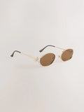 Preorder Next Uk Gold (Metal) Oval Sunglasses