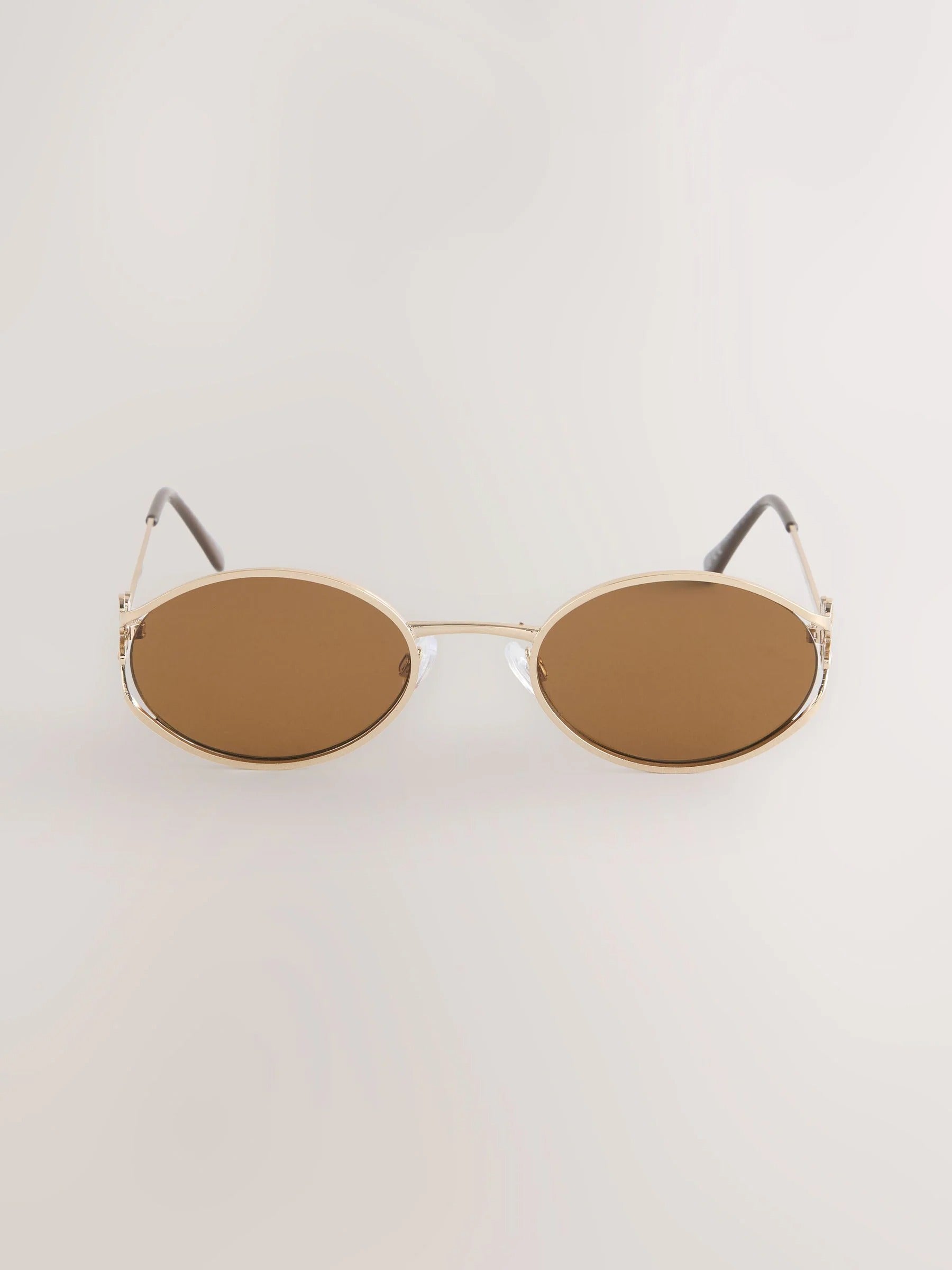 Preorder Next Uk Gold (Metal) Oval Sunglasses