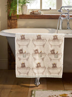 Natural Hamish The Highland Cow Towel