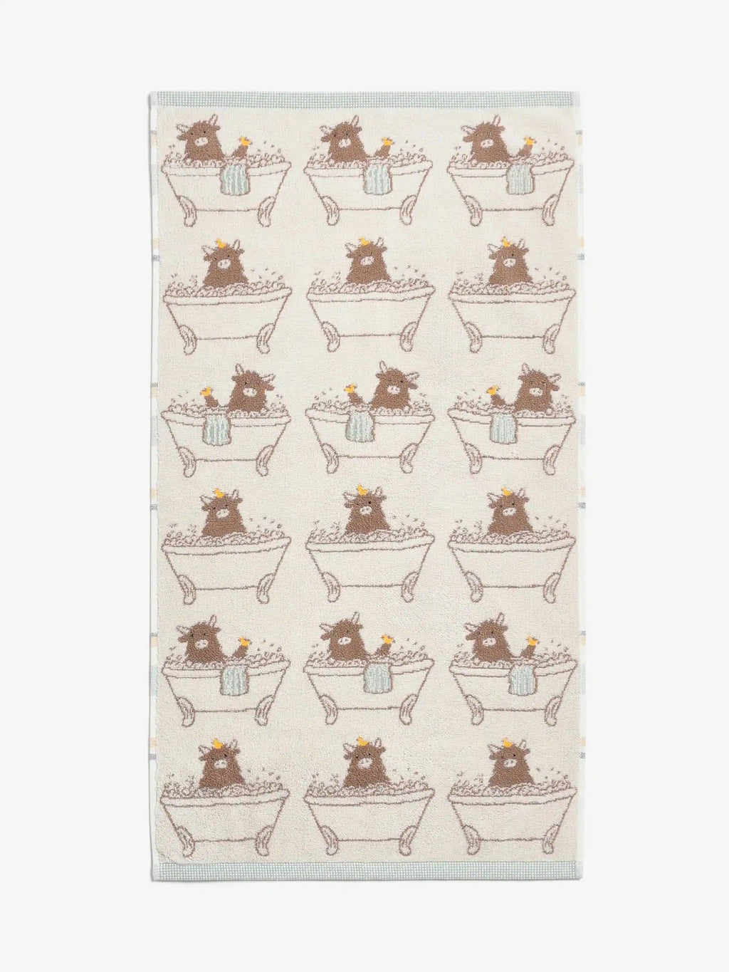 Natural Hamish The Highland Cow Towel