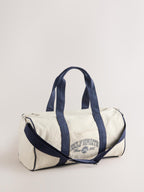 self. Ecru Large Gym Duffle Bag