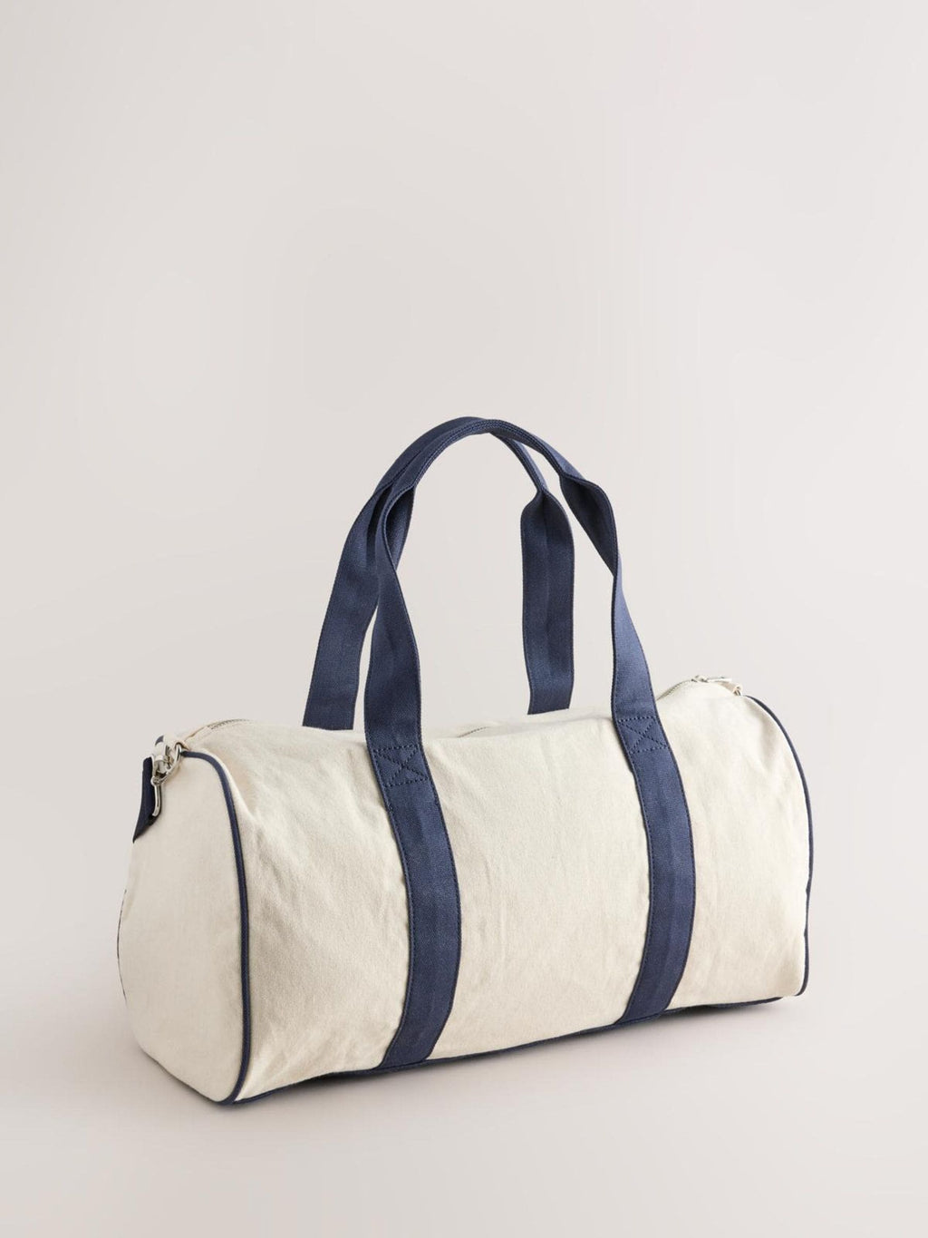 self. Ecru Large Gym Duffle Bag