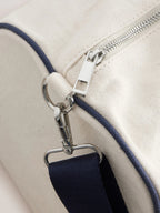 self. Ecru Large Gym Duffle Bag