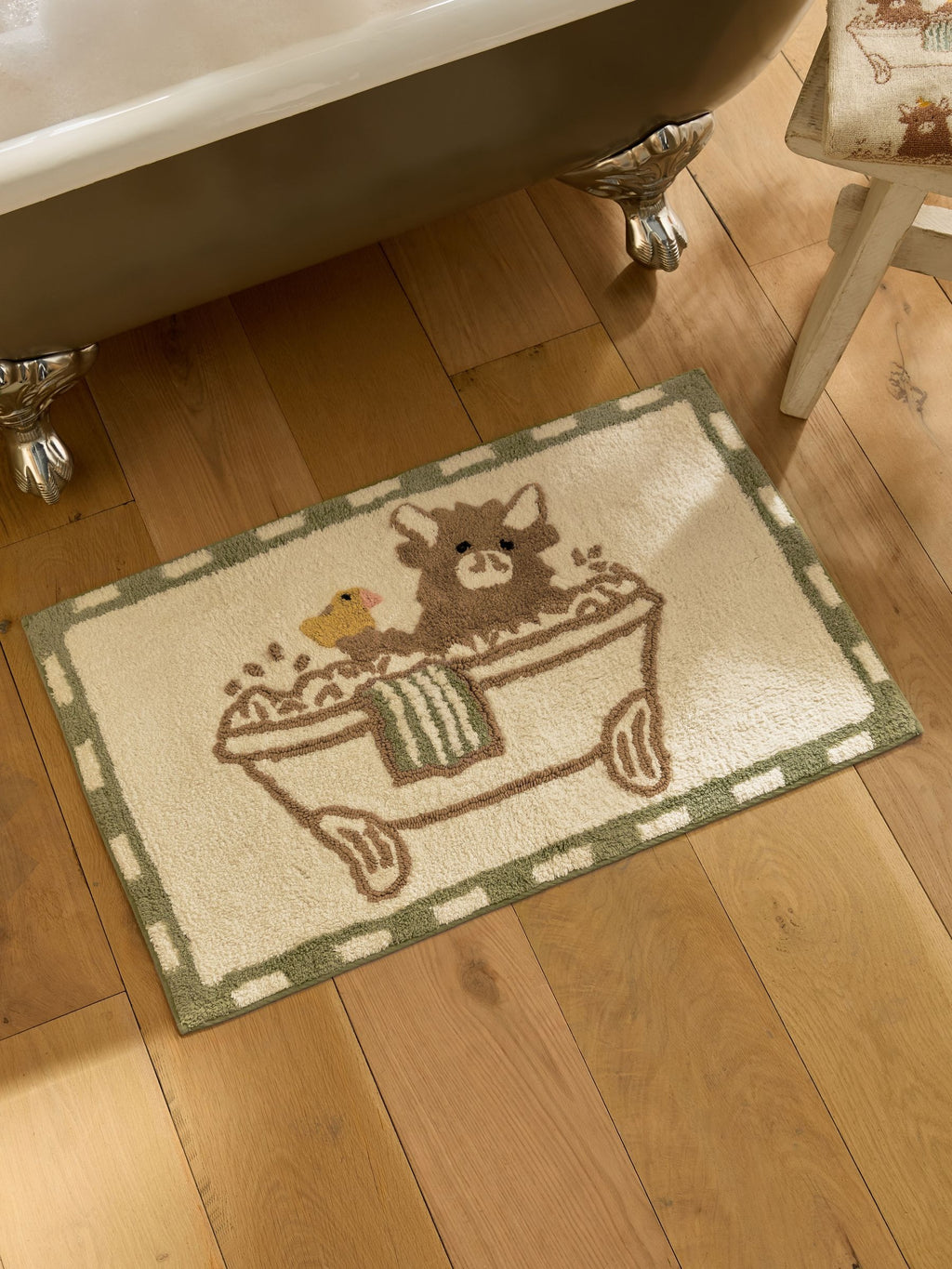 Natural Hamish Spa Bath Mat (80x50cm)