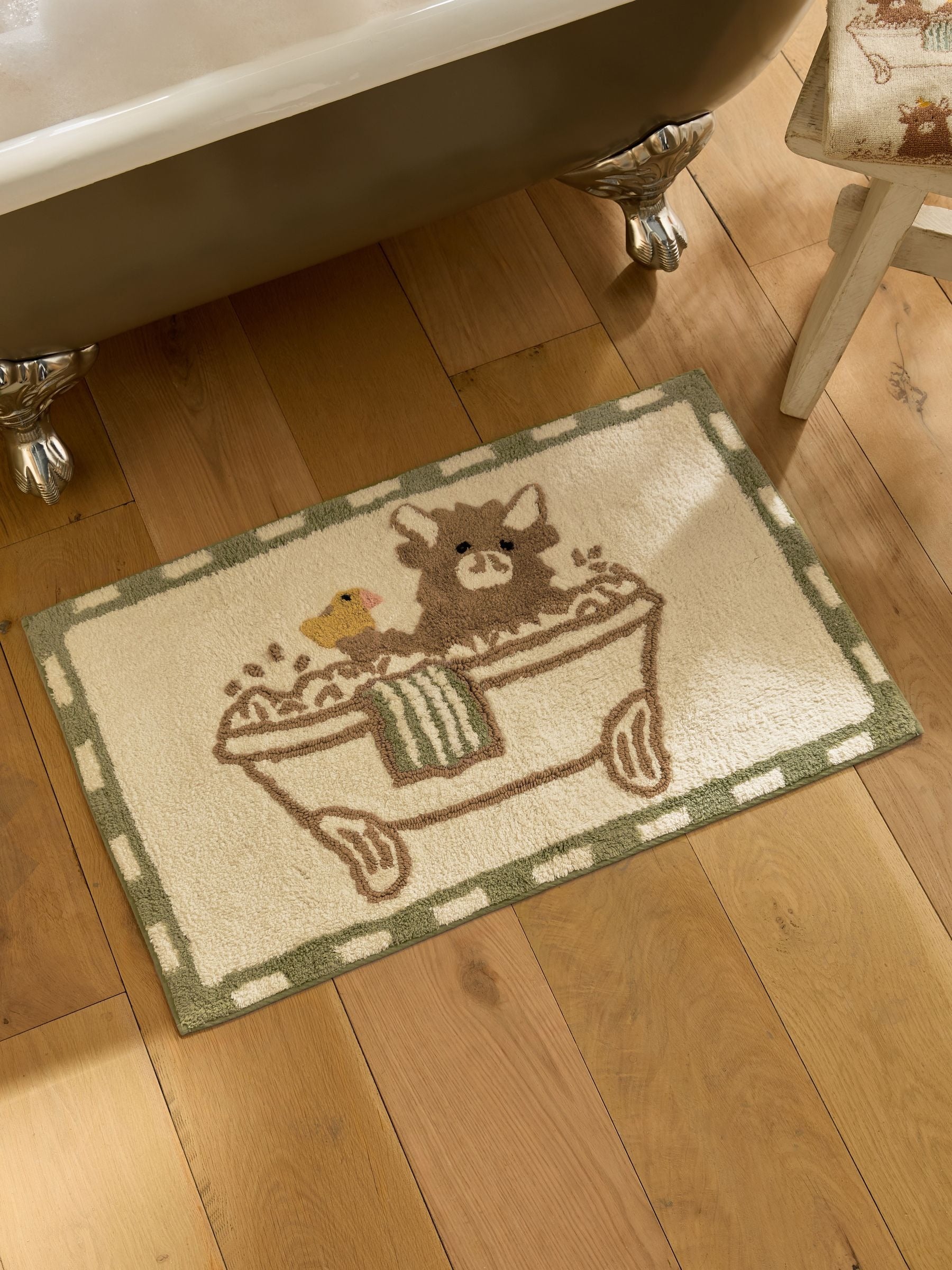 Natural Hamish Spa Bath Mat (80x50cm)