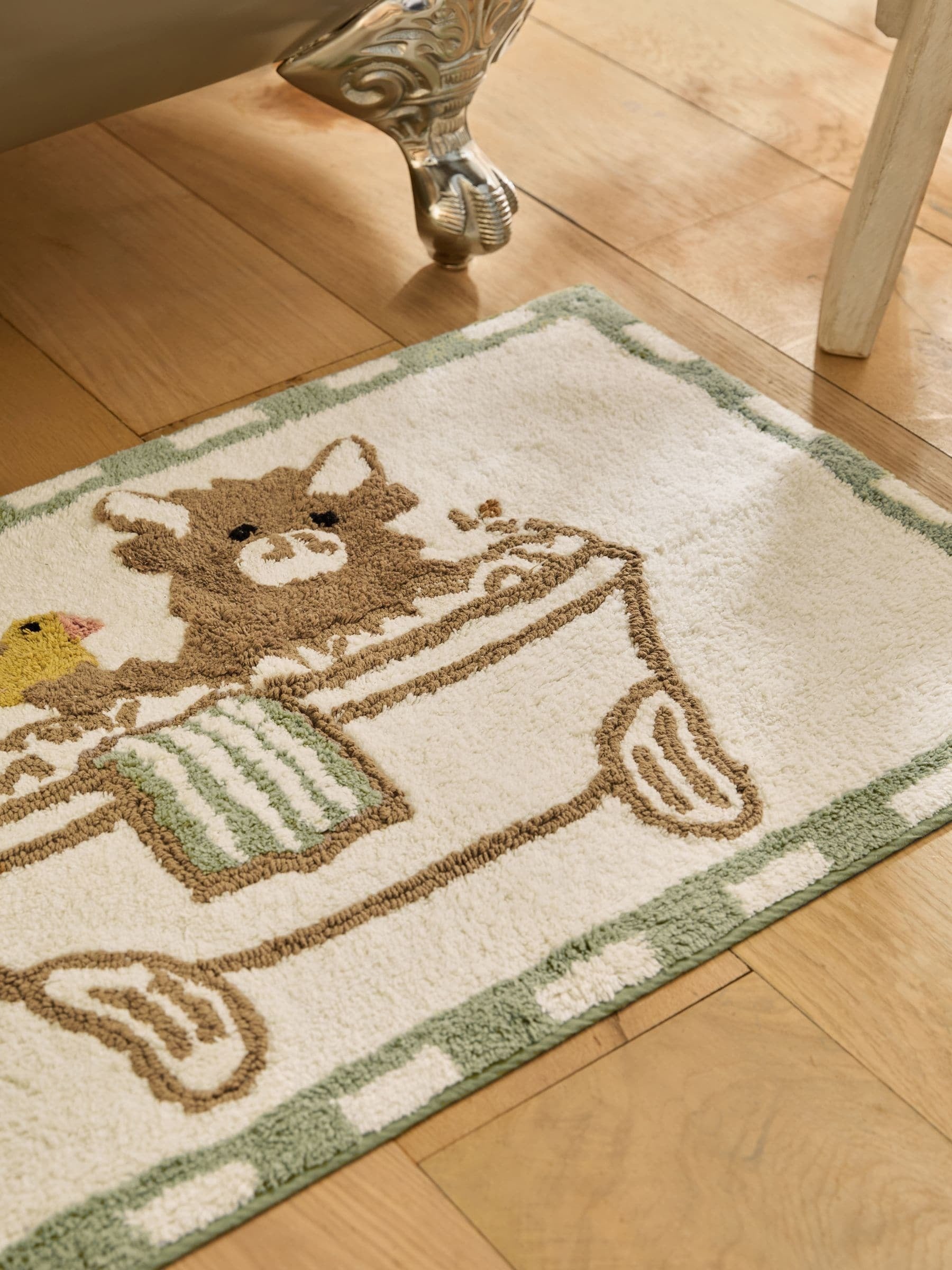 Natural Hamish Spa Bath Mat (80x50cm)