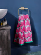 Pink Zebra 100% Cotton Towels