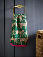 Green 100% Cotton Cheetah Towel