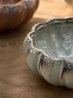 Preorder Set of 3 Natural Pumpkin Dip Bowls (Height 5cm  Width 12cm  Depth 12cm)