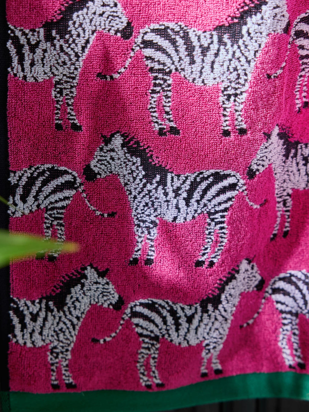 Pink Zebra 100% Cotton Towels