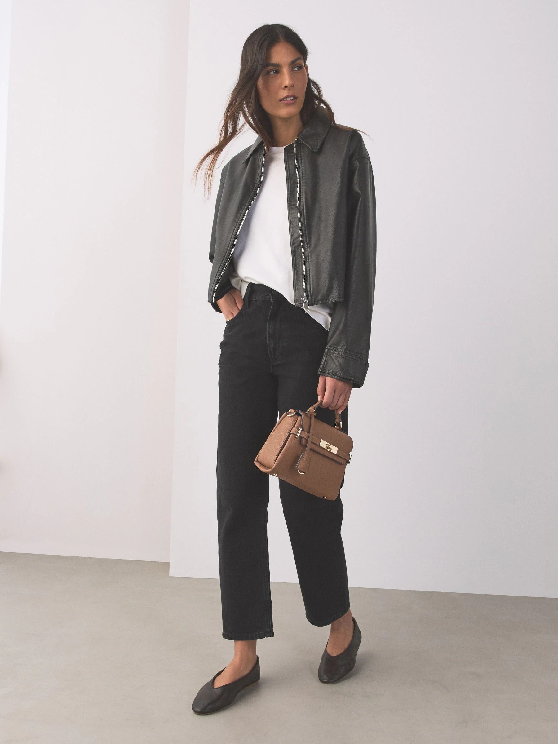 Preorder Next Uk Tan Brown Belted Hand Held Bag