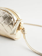 Preorder Gold Metallic Cross-Body Bag