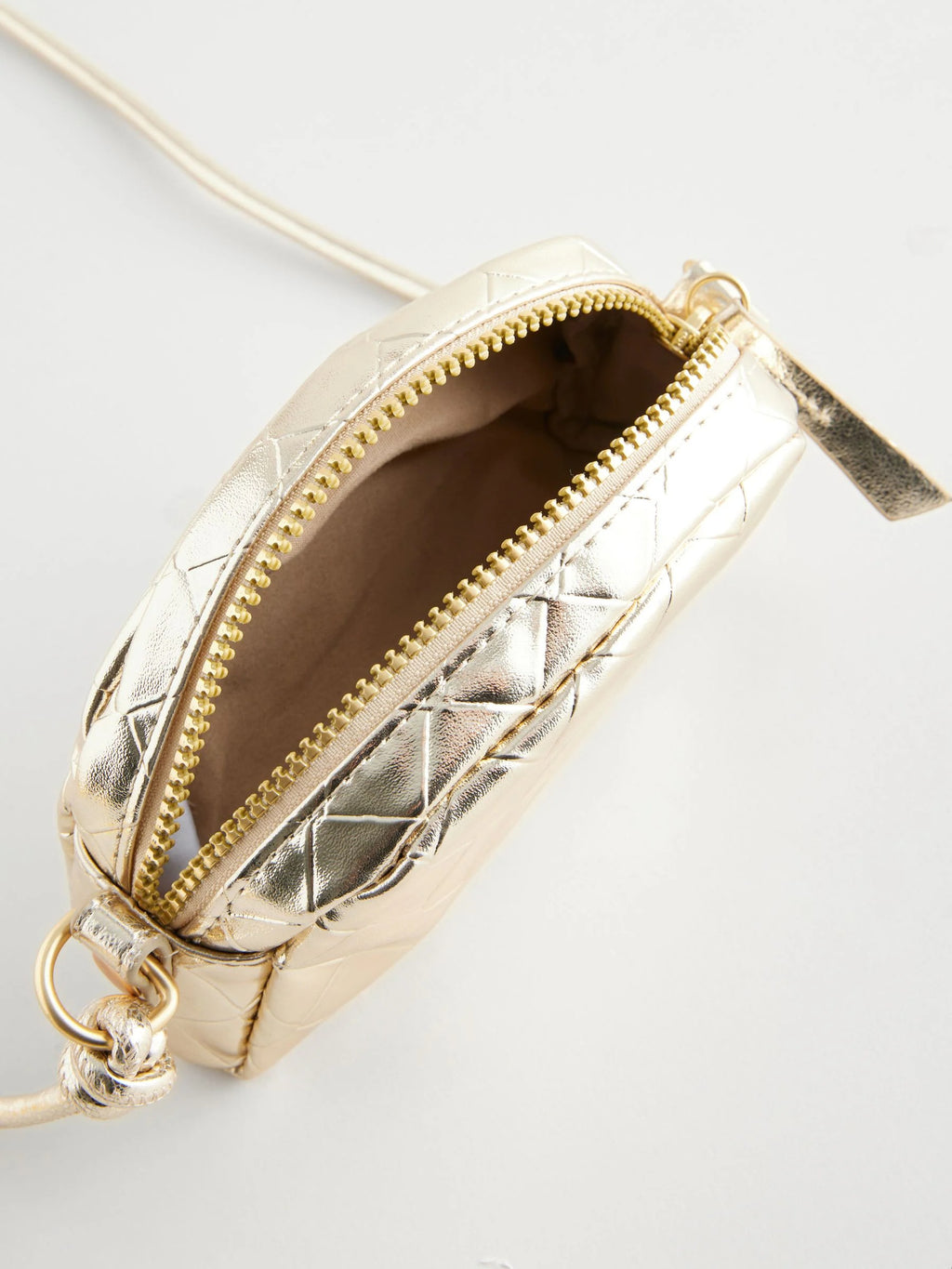 Preorder Gold Metallic Cross-Body Bag