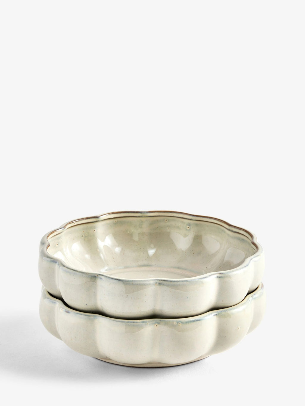 Preorder Set of 2 Natural Autumnal Pumpkin Pasta Bowls Height 5.5cm  Width 21cm  Depth 21cm