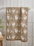 Bertie Woodland Cotton Spa Towel – Soft Luxury Bathroom Essential (90x50cm)