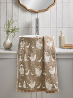 Bertie Woodland Cotton Spa Towel – Soft Luxury Bathroom Essential (90x50cm)