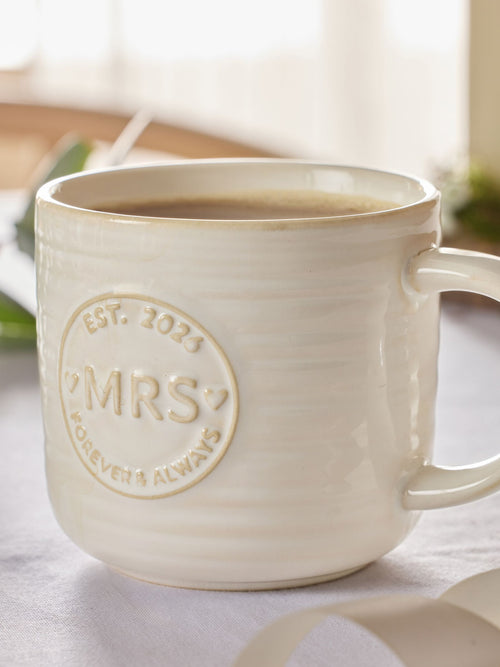 Est. 2026 Mr & Mrs Ceramic Wedding Mug Set of 2